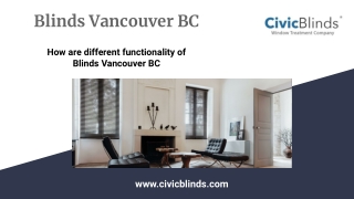 Blinds Vancouver BC