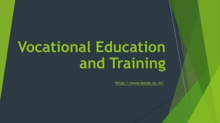 Vocational Education _ and Training