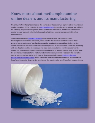 methamphetamine online dealers (26-10)