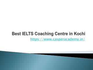 Best IELTS Coaching Centre in Kochi