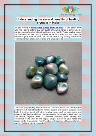 Buy Tumbled Stones Online In India