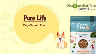 Pure Life Dog Chicken Dry Dog Food | DiscountPetCare