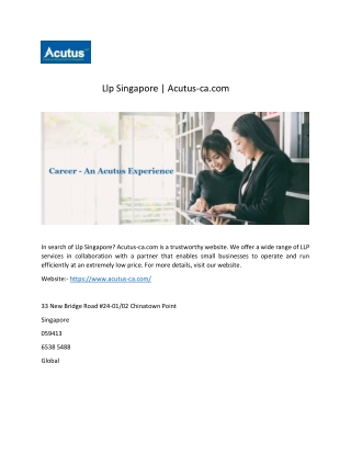 Llp Singapore | Acutus-ca.com