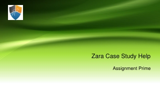 Zara Case Study Help