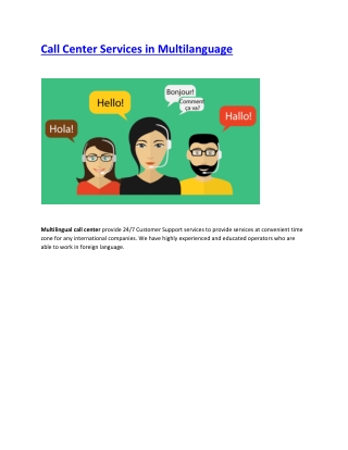 Call Center Services in Multilanguage-converted