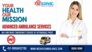 Patient Shifting Ambulance Service in Darbhanga and Bhagalpur, Bihar by Medivic