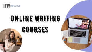 ONLINE WRITING COURSES