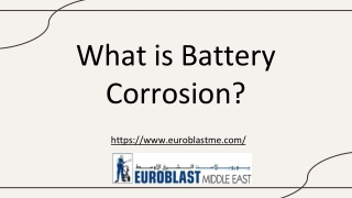 What is Battery Corrosion?