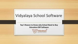 Top 5 Reason to Know why School Need to Buy Education ERP Software