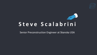 Steve Scalabrini - A Goal-focused Professional From Oakland, NJ