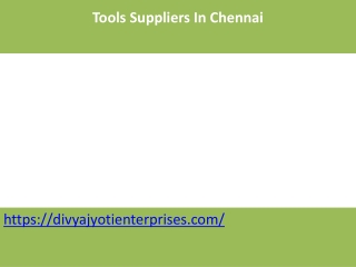 tools suppliers in chennai