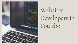 Websites Developers in Poulsbo - PPT