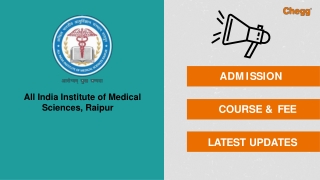 All India Institute of Medical Sciences - [AIIMS-R], Raipur