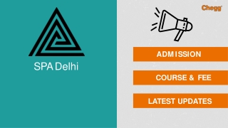 School of Planning & Architecture - [SPA], New Delhi