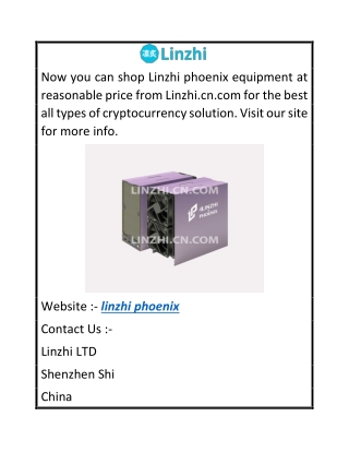 Shop The Best Linzhi Phoenix Equipment At A Low Price  Linzhi