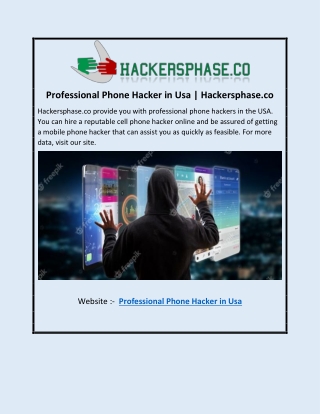 Professional Phone Hacker in Usa | Hackersphase.co