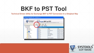 Exchange BKF to PST