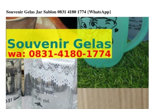 Souvenir Gelas Jar Sablon Ô83l•Ꮞl8Ô•lᜪᜪᏎ[WA]