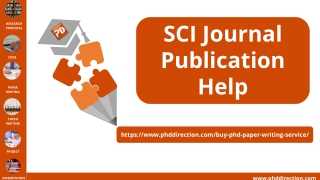 SCI Journal Publication Help