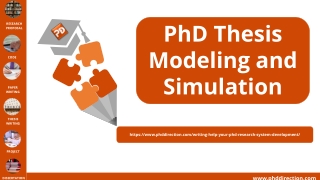 PhD Thesis Modeling and Simulation