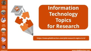 Information Technology Topics for Research