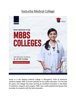 Kasturba Medical College