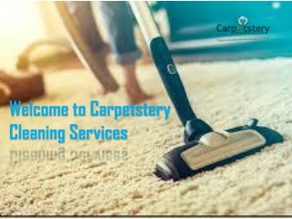 CARPET AND UPHOLSTERY CLEANING SERVICES