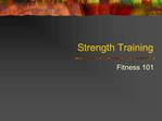 Strength Training