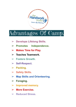 Article 8 November - Summer Camps, Kids Camps.