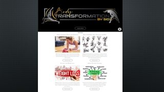 Online Personal Training - Body Transformational Coaching