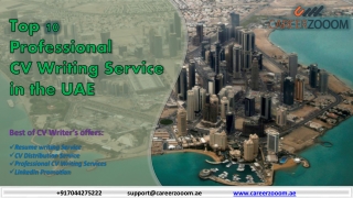 Top 10 Professional CV Writing Service in The UAE