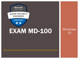 MD-100 Sample Questions | Realexamdumps.com