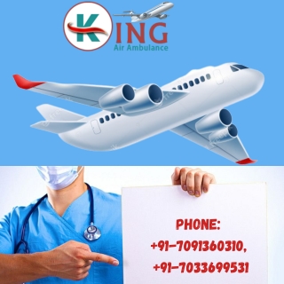 Avail the Air Ambulance Service in Dibrugarh with Medical Crews by King