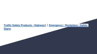 Traffic Safety Products - Highway1 _ Emergency _ Workplace _ Safety Signs