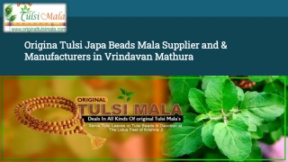 Origina Tulsi Japa Beads Mala