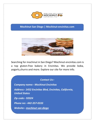 Mochinut San Diego | Mochinut-encinitas.com