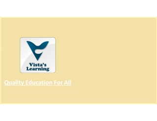Vistas Learning