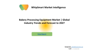 Global Food Processing & Handling Equipment Market  Industry | Whipsmartmi