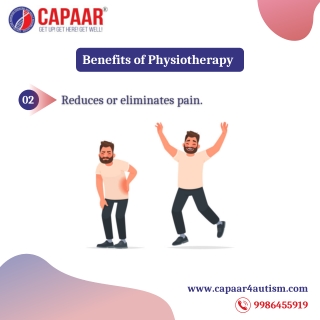 Physiotherapy Benefits | Best Physiotherapy Centres in Bangalore | CAPAAR