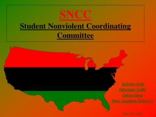 SNCC Student Nonviolent Coordinating Committee