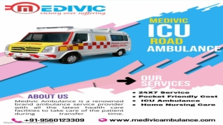 Fully Equipped Ambulance Service in Hatia and Jamshedpur, Jharkhand by Medivic