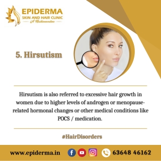 Common Hair Disorders | Best Hair Clinic in Bangalore | Epiderma Clinic