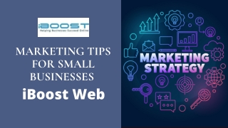 Marketing Tips For Small Business