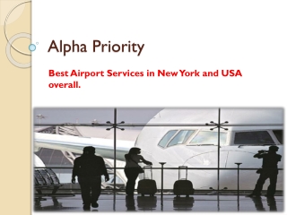 Airport Greeter Services | Alpha Travel Agent | Airport Services