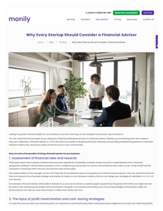 Why Every Startup Should Consider a Financial Advisor