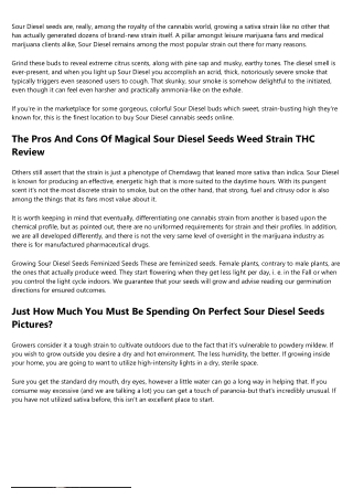 22 Important Things Anybody Receives Incorrect About Mind-blowing Sour Diesel St