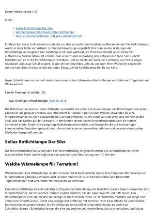 So funktioniert ein Infrarotlampe 150 Watt     2020