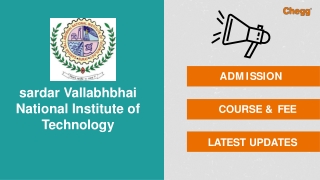 Sardar Vallabhbhai National Institute of Technology - [SVNIT], Surat