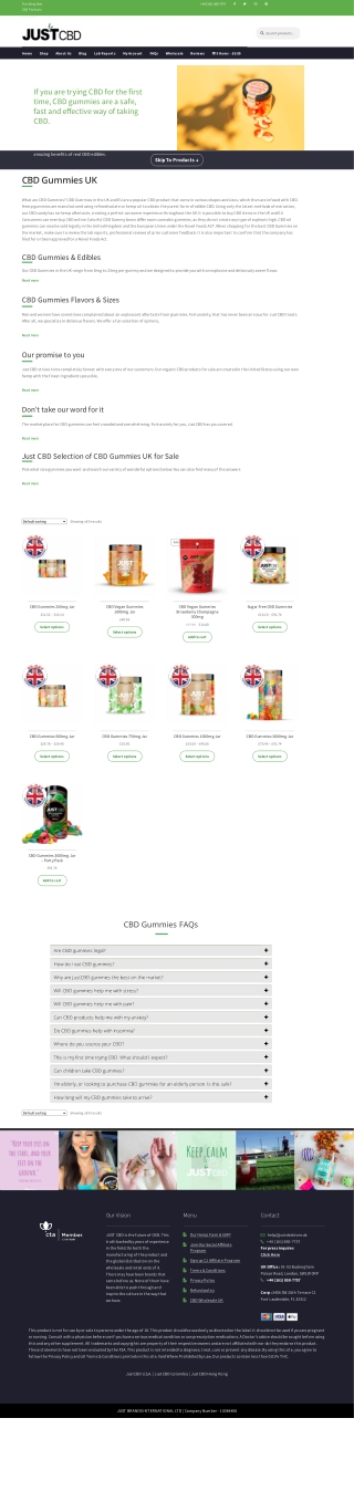 Best CBD Gummies UK