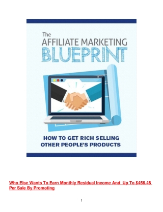 The Affiliate Marketing Blueprint